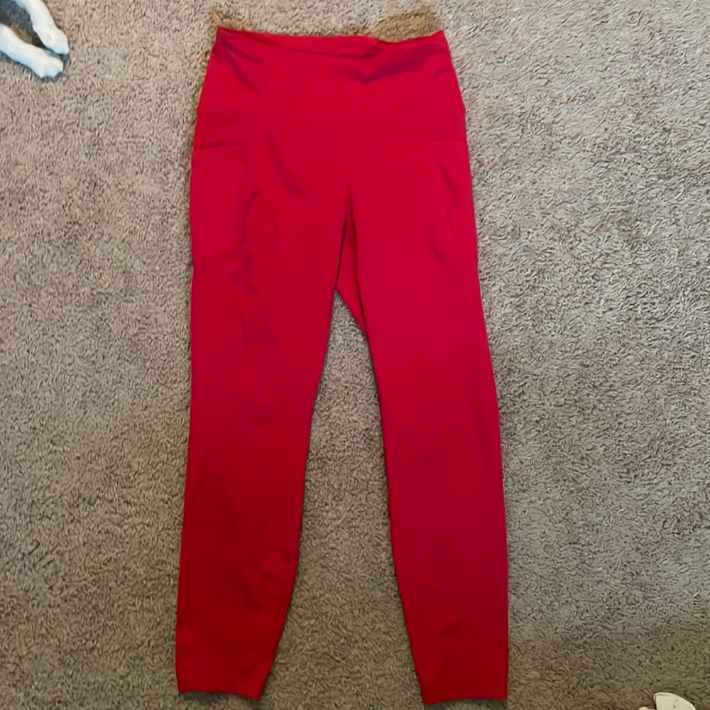 burgundy/red ultra soft legging